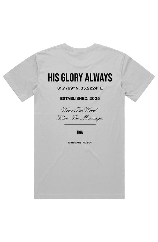 HIS GLORY ALWAYS | Fitted T-Shirt