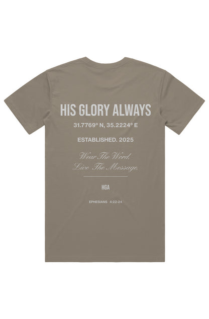 His Glory Always Staple Tee