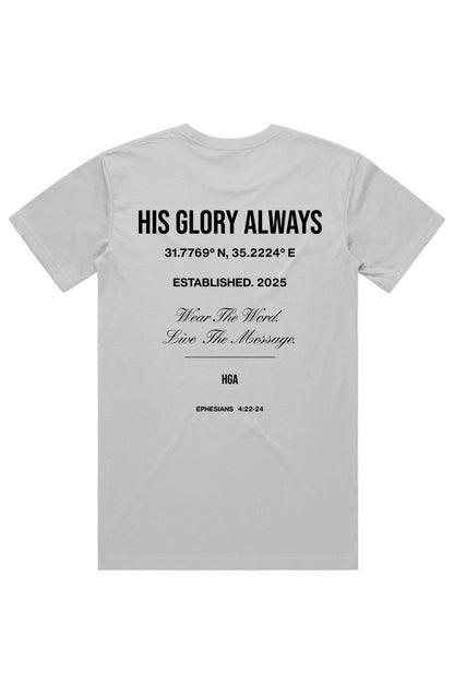 HIS GLORY ALWAYS | Fitted T-Shirt