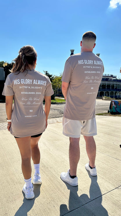 HIS GLORY ALWAYS | Fitted T-Shirt